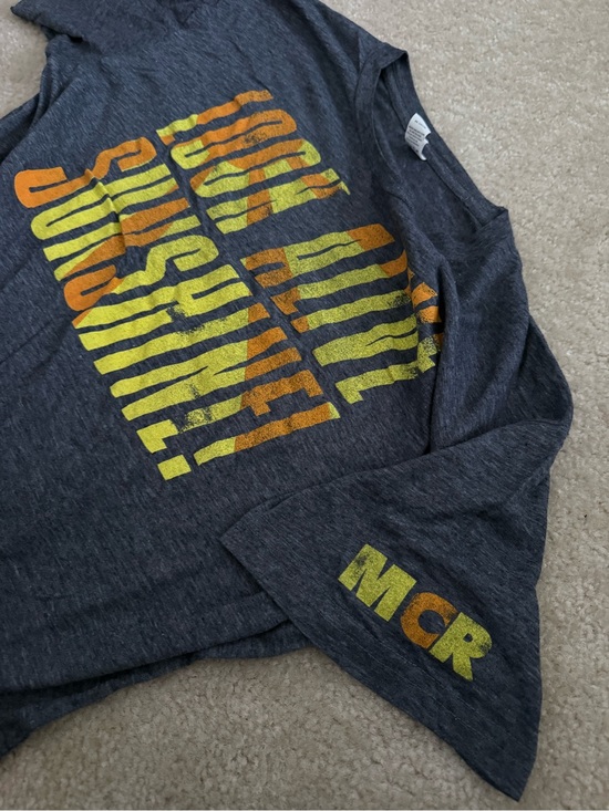 Tultex Other - Look Alive Sunshine MCR Tee Charcoal with Yellow & Orange Print XL, Danger Days